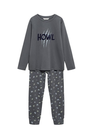 Pyjama Halloween masque - Anthracite