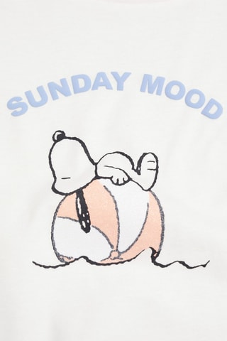 Pyjama court Snoopy - Ciel