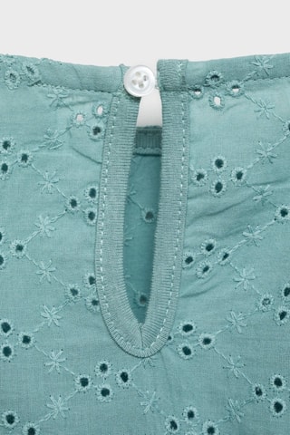 T-shirt détails brodés - Vert d'eau