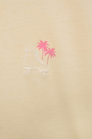 T-shirt coton imprimé - Jaune