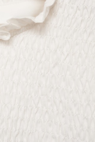 T-shirt détails froncés - Blanc cassé