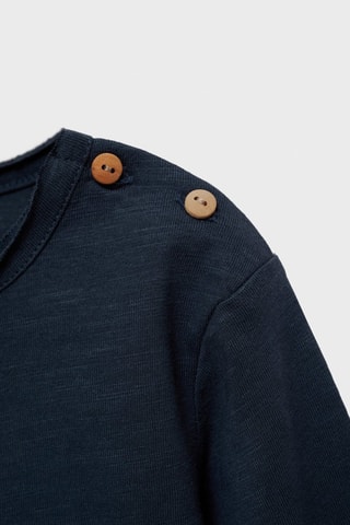 T-shirt message imprimé - Bleu marine