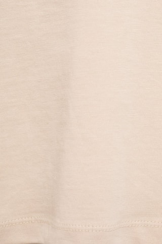 T-shirt coton détail brodé - Sable