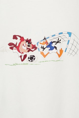 T-shirt Looney Tunes - Blanc cassé