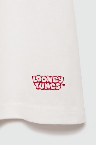 T-shirt Looney Tunes - Blanc cassé