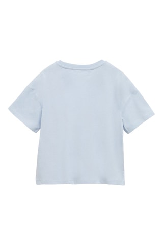 T-shirt message texturé - Ciel