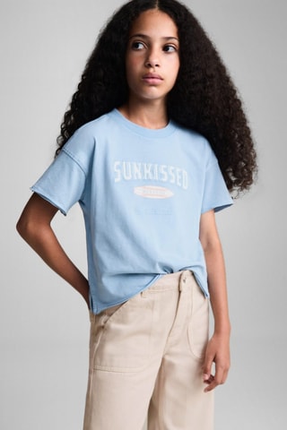 T-shirt imprimé surf - Bleu