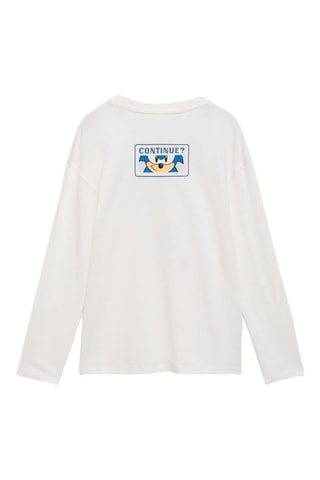 T-shirt Sonic relief - Blanc cassé