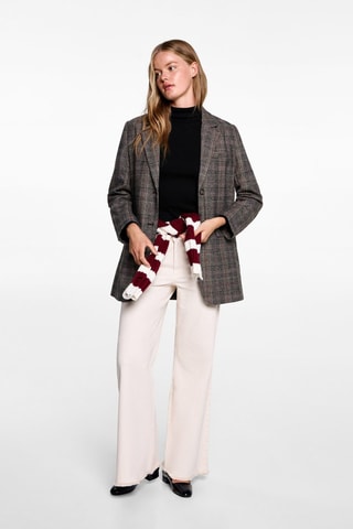 T-shirt coton manches longues - Noir