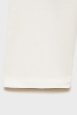 T-shirt paillettes - Blanc cassé