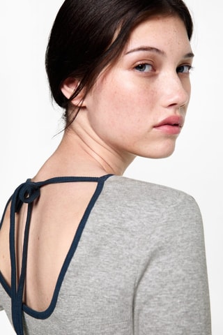 T-shirt jaspé - Gris chiné