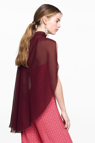 Blouse couche fluide - Rouge