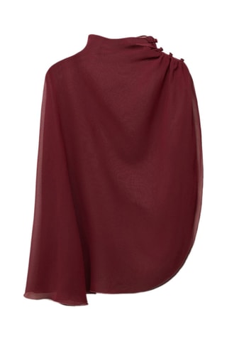 Blouse couche fluide - Rouge