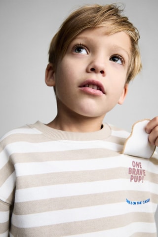 Sweat-shirt Pat'Patrouille - Sable