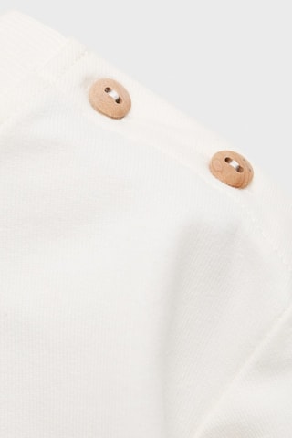 Sweat-shirt imprimé ours - Blanc cassé