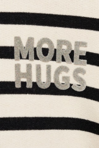 Sweat-shirt imprimé rayures - Anthracite