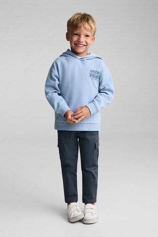 Sweat-shirt imprimé surf - Bleu