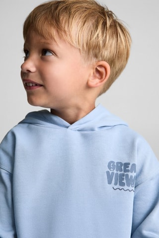 Sweat-shirt imprimé surf - Bleu