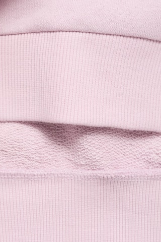 Sweat-shirt coton détails brodés - Violet clair