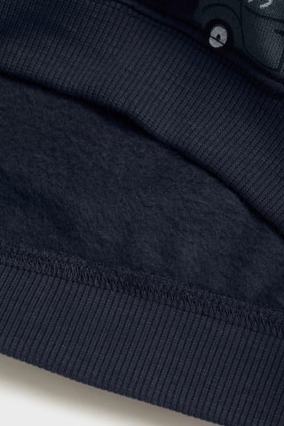 Sweat-shirt imprimé Noël - Bleu marine