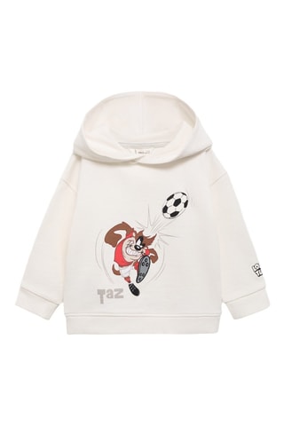 Sweat-shirt Looney Tunes - Blanc cassé