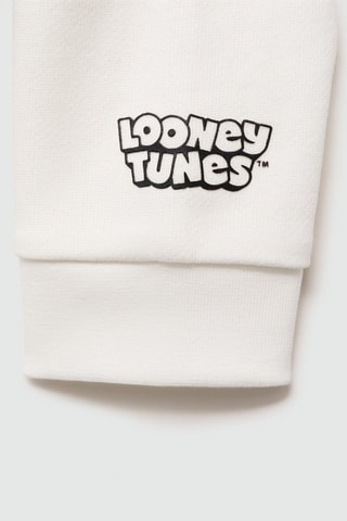 Sweat-shirt Looney Tunes - Blanc cassé