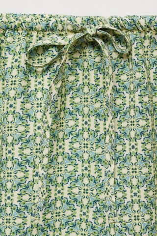 Short imprimé géométrique - Vert