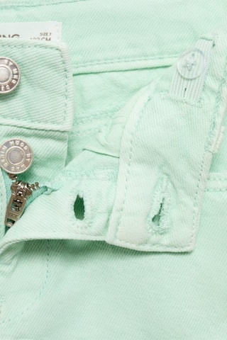 Short bas effiloché - Turquoise