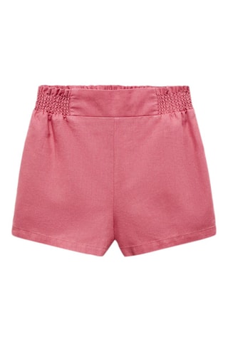 Short lin taille élastique - Fraise