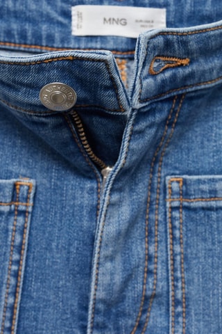 Short en jean poches - Bleu marine