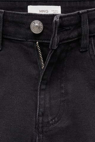 Short jean taille normale - Noir