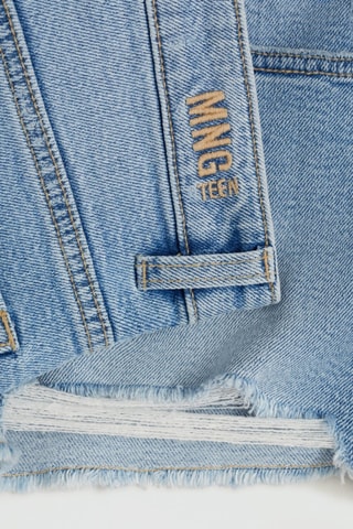 Short jean déchiré - Bleu clair