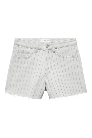Short finition brillante - Gris