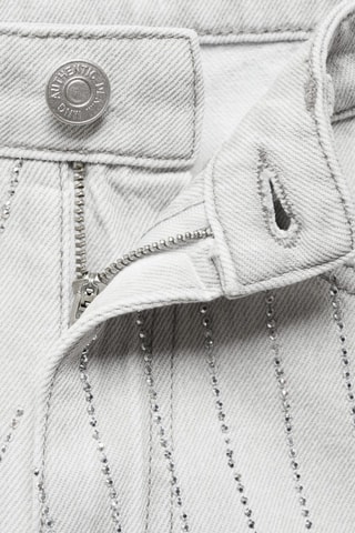 Short finition brillante - Gris