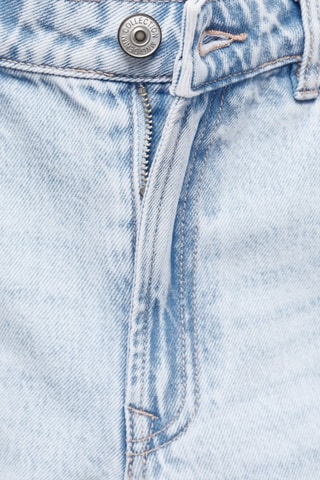 Short jean déchiré - Bleu clair