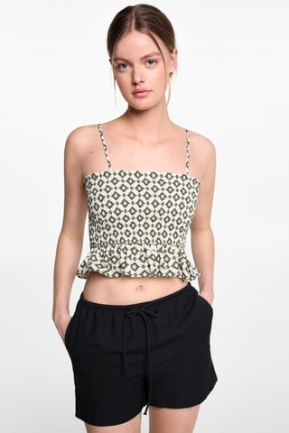 Short lin noeud - Noir