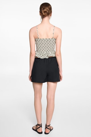 Short lin noeud - Noir