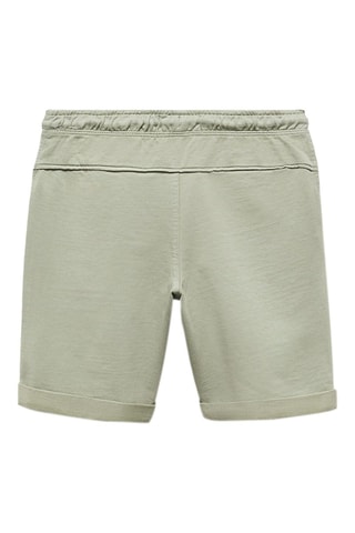 Bermuda taille élastique - Vert