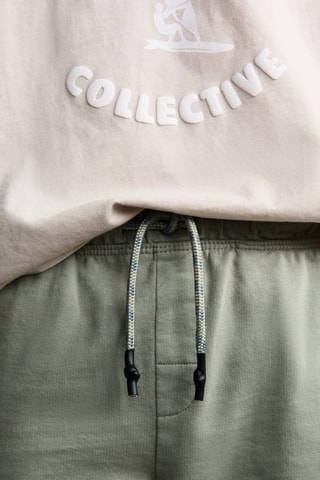 Bermuda taille élastique - Vert