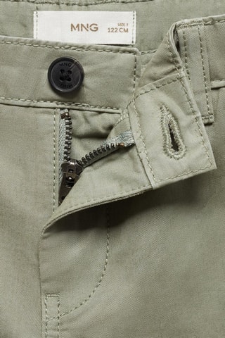 Bermuda slim-fit chino coton - Olive