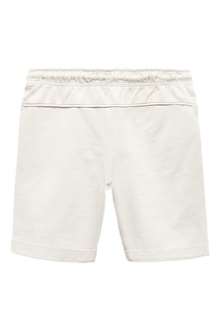 Bermuda taille élastique - Gris