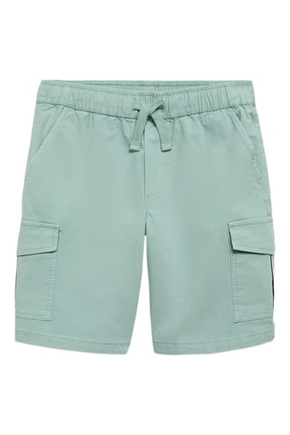 Bermuda poches cargo - Turquoise