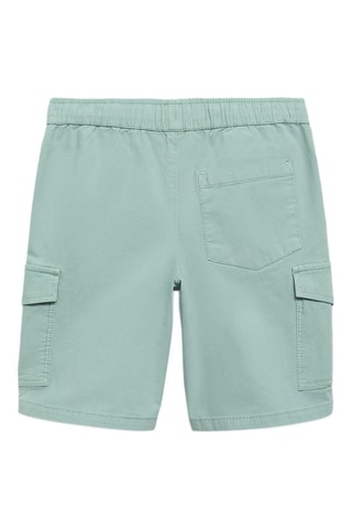 Bermuda poches cargo - Turquoise
