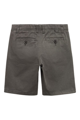 Bermuda slim-fit chino coton - Anthracite