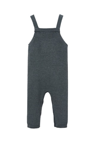 Combinaison maille coton - Bleu pétrole