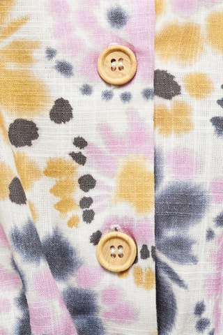 Combinaison coton imprimée - Moutarde