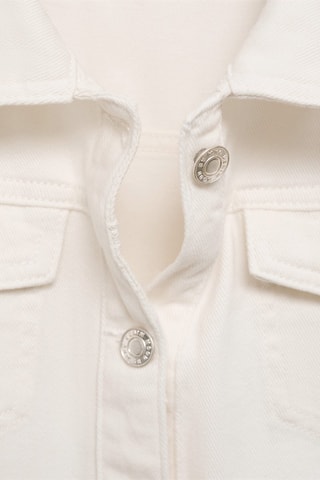 Combinaison jean ceinture - Blanc