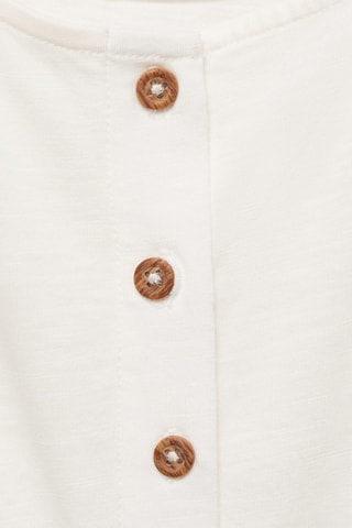 Combi-short coton - Blanc cassé