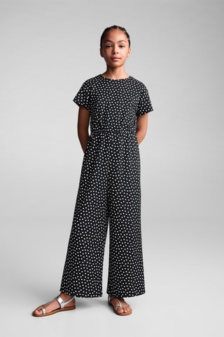 Combinaison à pois - Noir
