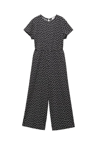 Combinaison à pois - Noir